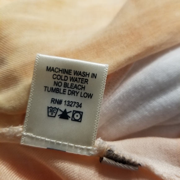 Cloth and Stone Sz XS Skyscape Blouse Button down Split Back - Picture 6 of 6